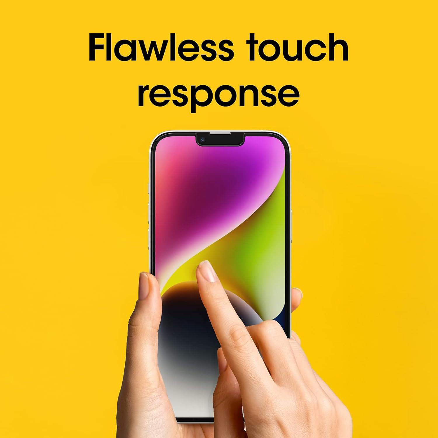 imageOtterBox ALPHA FLEX SERIES ANTIMICROBIAL Screen Protector for iPhone 14 Plus