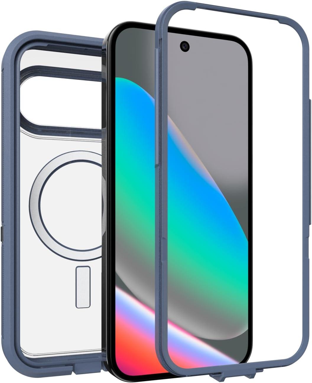 imageOtterBox Defender Series Pro XT Case with Pixelsnap for Google Pixel 10 ampamp Pixel 10 Pro Baby Blue JeansBootcut Blue