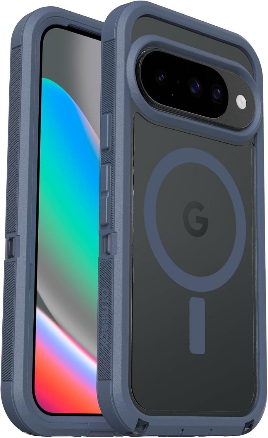 imageOtterBox Defender Series Pro XT Case with Pixelsnap for Google Pixel 10 ampamp Pixel 10 Pro Baby Blue JeansBootcut Blue