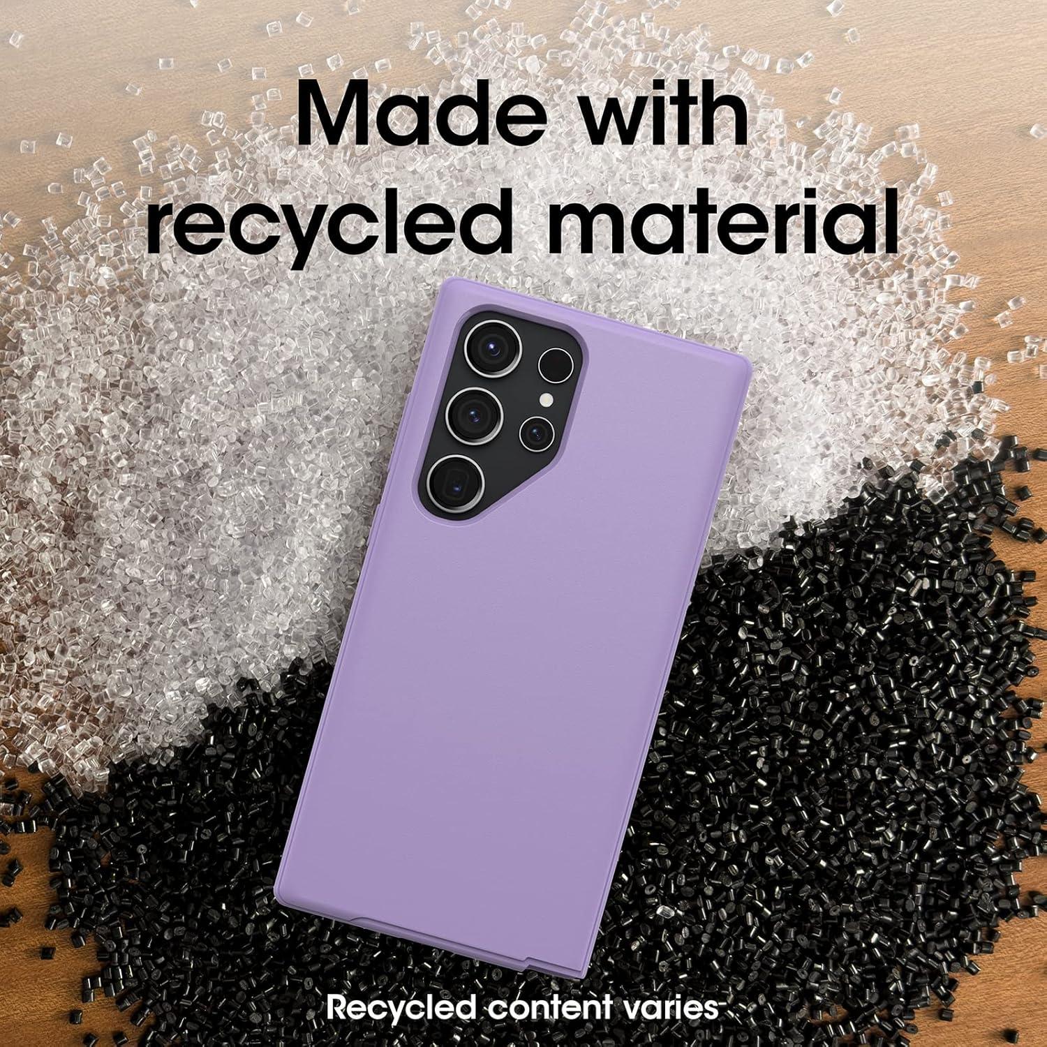 imageOtterBox Galaxy S23 Ultra Symmetry Series Case Clear UltraSleek Wireless Charging Compatible Raised Edges Protect Camera ampamp ScreenPurple