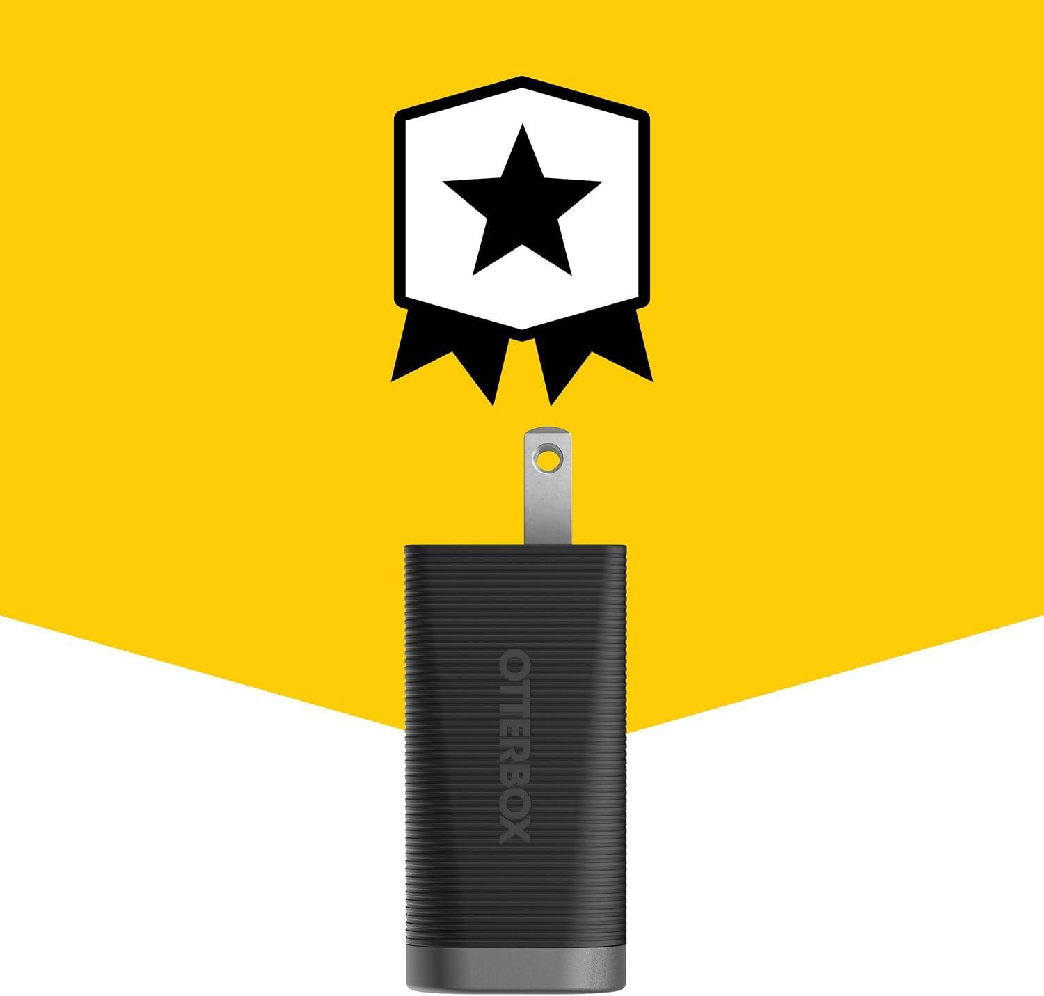 imageOtterBox Premium Pro Fast Charge USBC Wall Charger 72W Nightshade Black