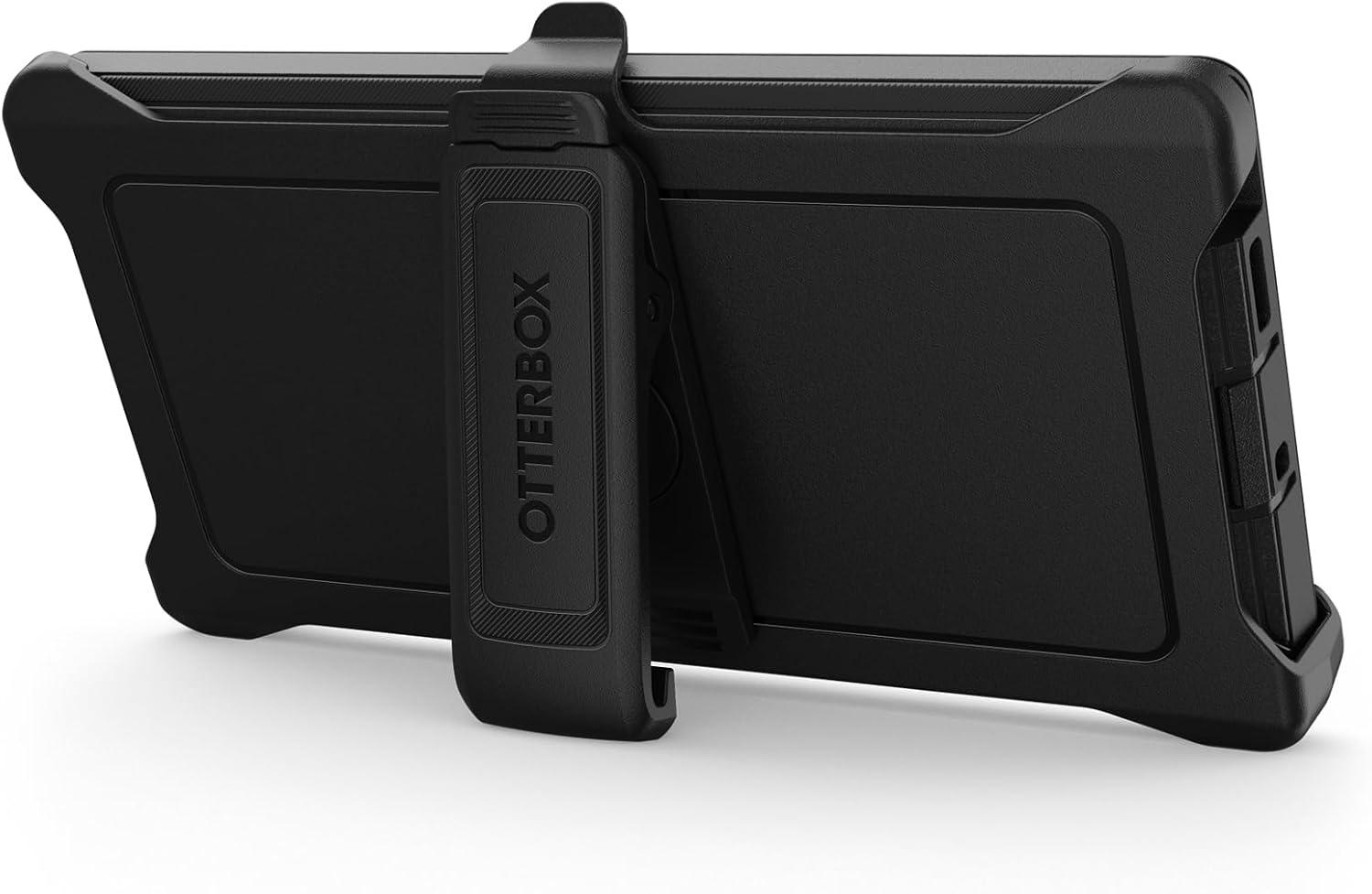 imageOtterBox Samsung Galaxy S24 Defender Series Case Black Rugged ampamp Durable with Port Protection Includes Holster Clip KickstandBlack