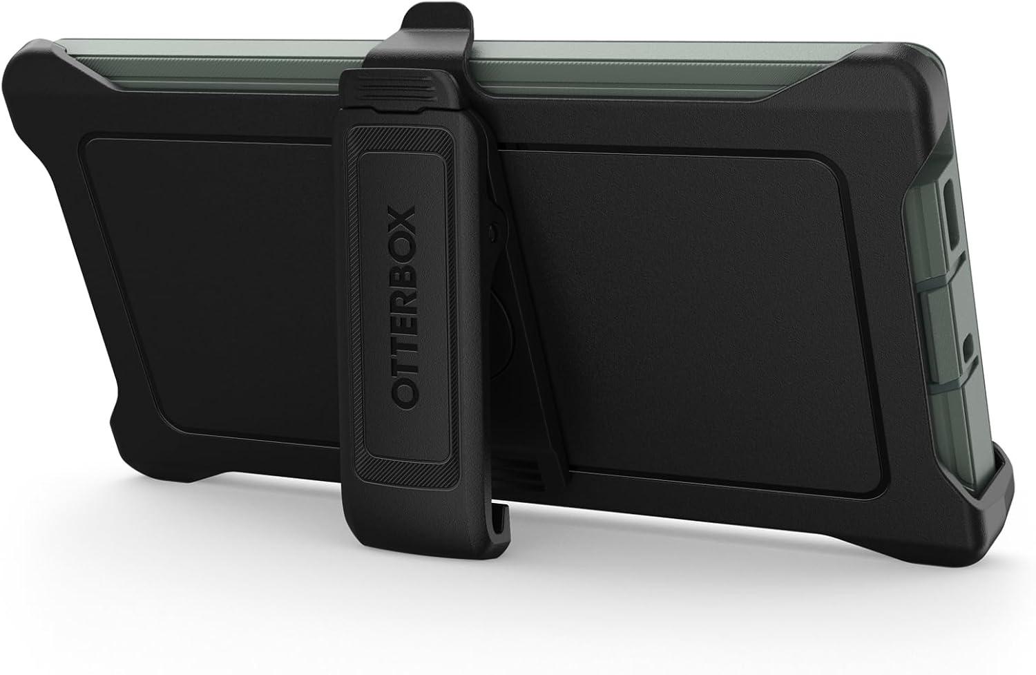 imageOtterBox Samsung Galaxy S24 Defender Series Case Black Rugged ampamp Durable with Port Protection Includes Holster Clip KickstandGreen