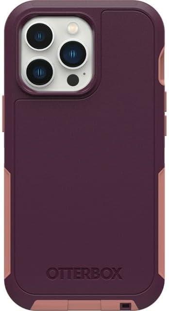 imageOtterBox iPhone 13 Pro ONLY Holster Available Upon Request and not Included See Packaging for Details Defender Series XT Case Purple screenless Rugged Snaps to MagSafe Lanyard Attachment
