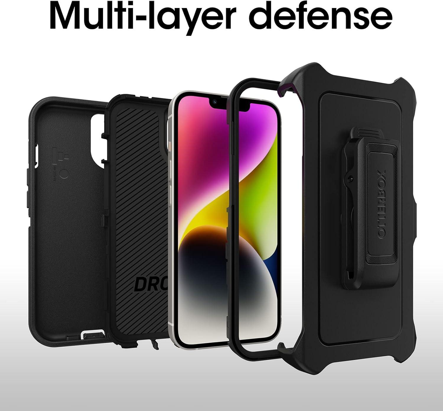 imageOtterBox iPhone 14 Plus Commuter Series Case BLACK slim ampamp tough pocketfriendly with port protectionBlack