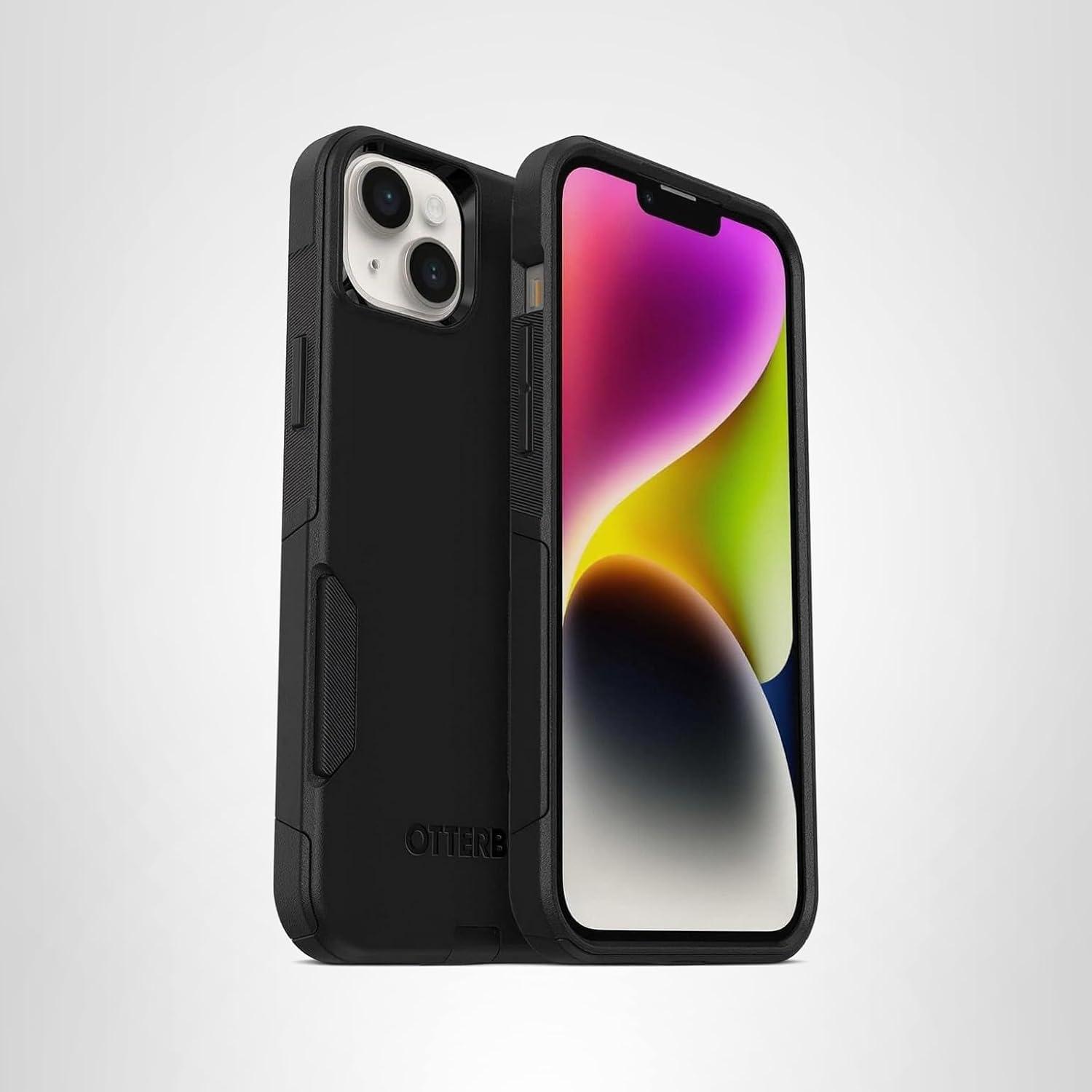 imageOtterBox iPhone 14 Plus Commuter Series Case BLACK slim ampamp tough pocketfriendly with port protectionBlack