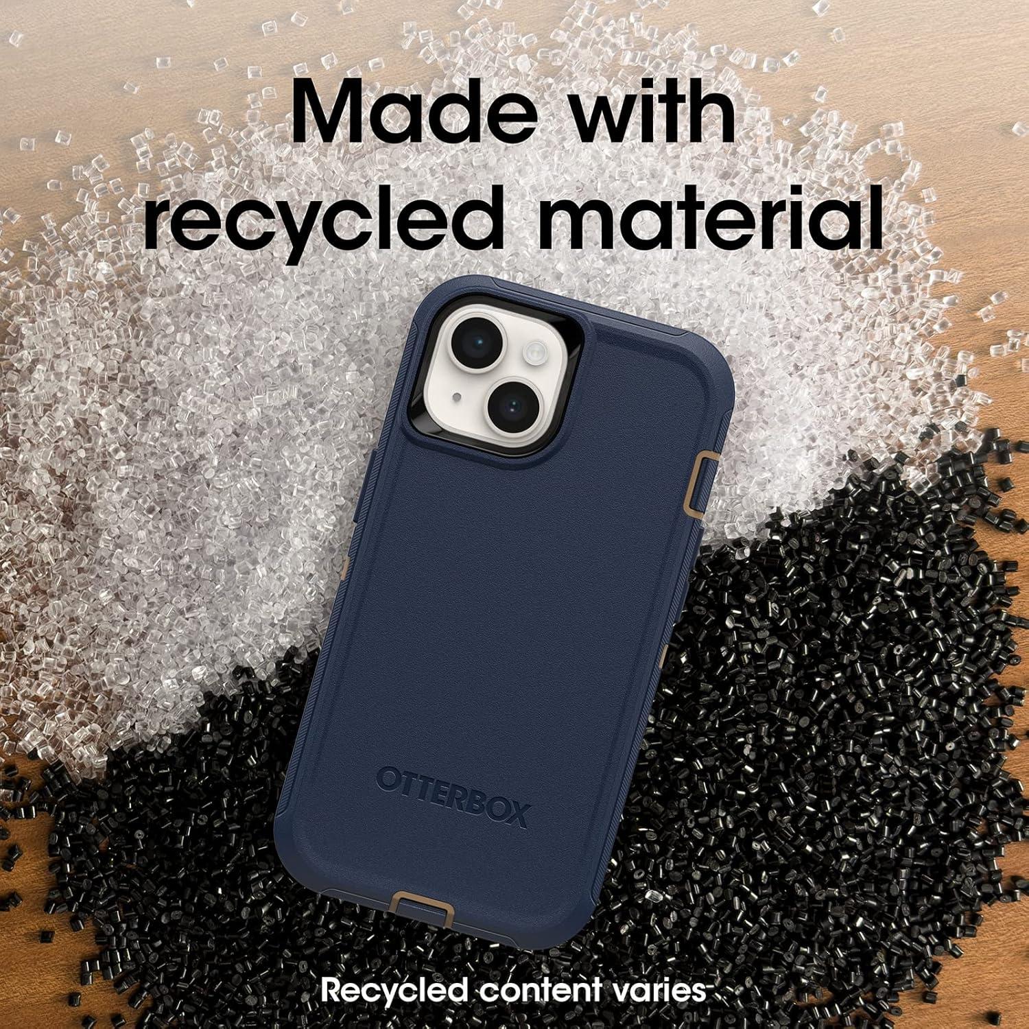 imageOtterBox iPhone 14 Plus Defender Series Case Realtree Edge Blaze OrangeBlackRT Edge Rugged ampamp Durable with Port Protection Includes Holster Clip KickstandNavy