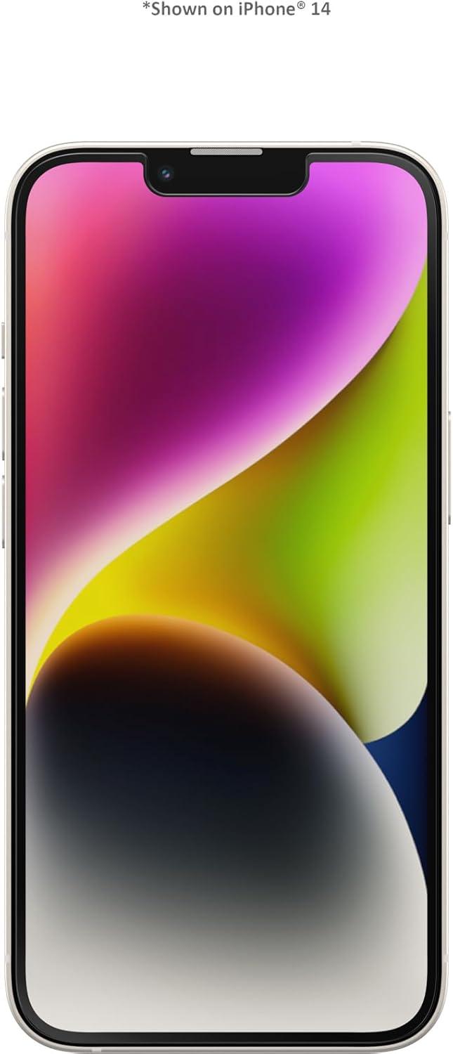 imageOtterBox iPhone 15 Pro Only Premium Pro Glass Privacy Guard Privacy Screen Precision Fit Flawless Touch Response Easy Installation