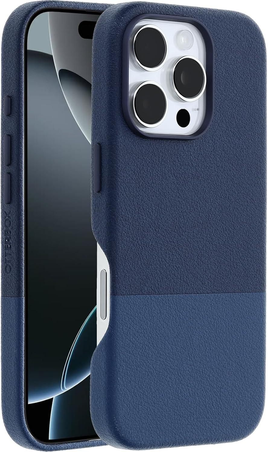 imageOtterBox iPhone 16 Plus Statement Series Cactus Leather for MagSafe Azure Oasis BlueAzure Oasis Blue