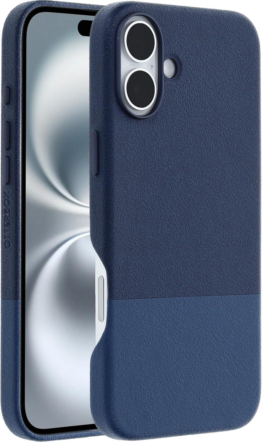 imageOtterBox iPhone 16 Plus Statement Series Cactus Leather for MagSafe Azure Oasis BlueAzure Oasis Blue