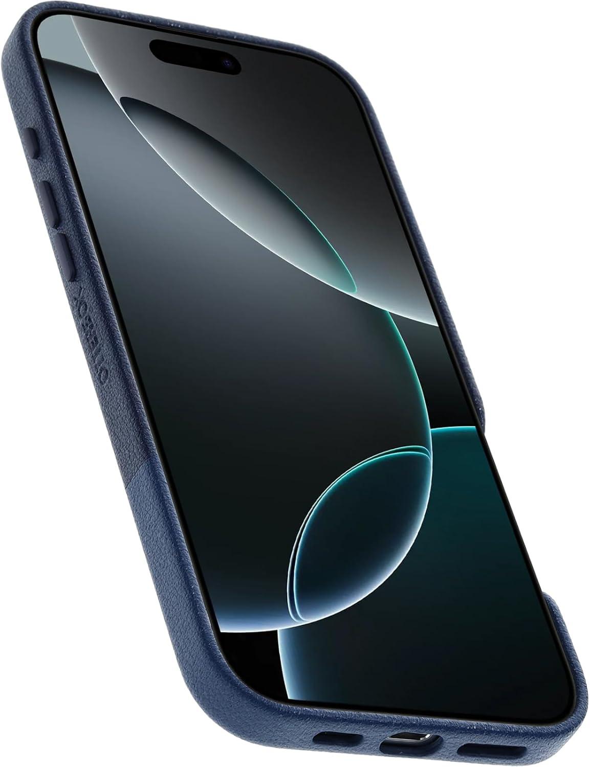 imageOtterBox iPhone 16 Plus Statement Series Cactus Leather for MagSafe Azure Oasis BlueAzure Oasis Blue