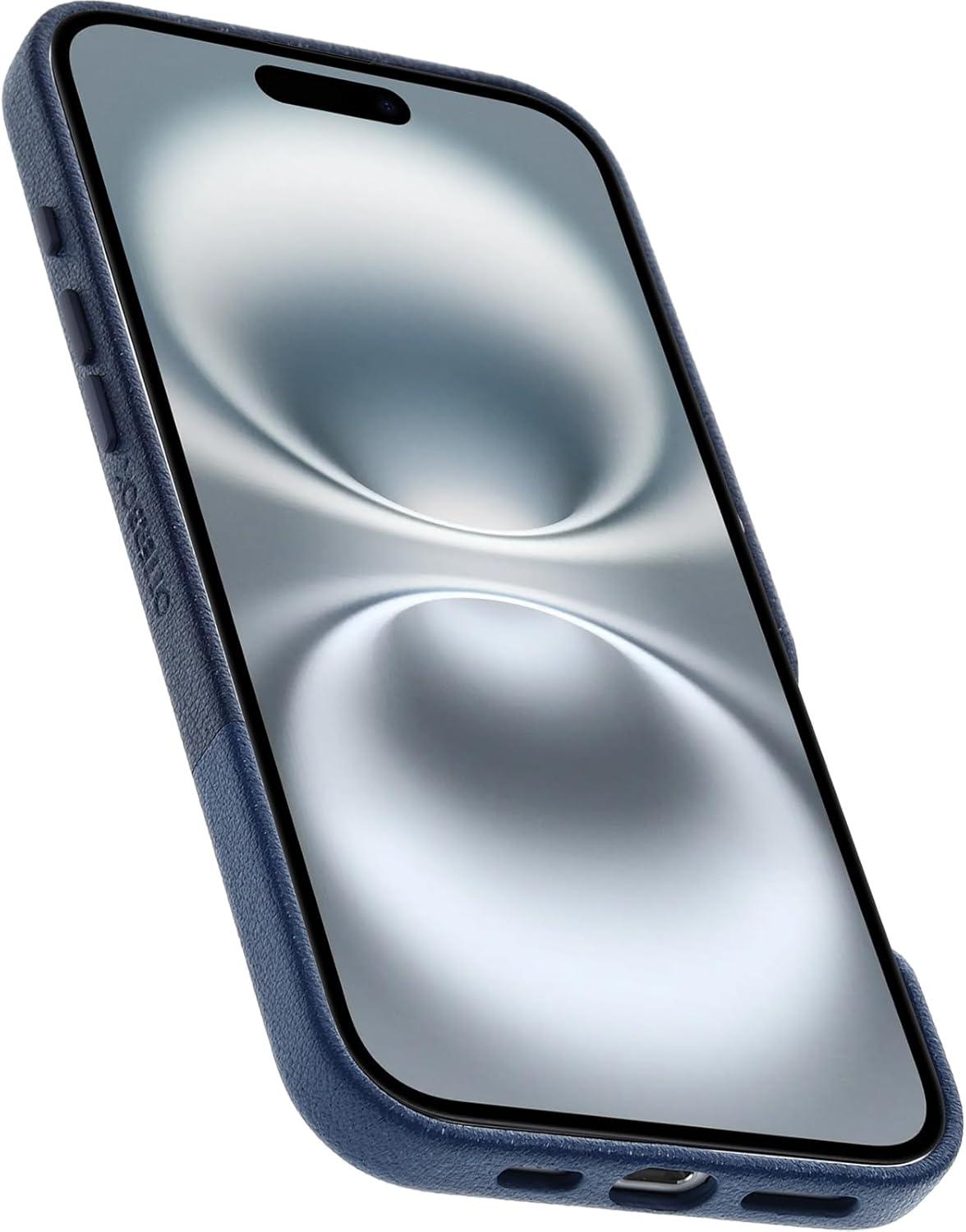 imageOtterBox iPhone 16 Plus Statement Series Cactus Leather for MagSafe Azure Oasis BlueAzure Oasis Blue