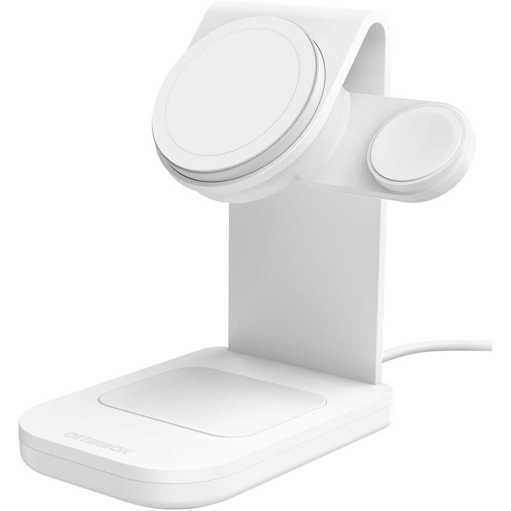 imageOtterBox 3in1 Wireless Charging Station 20 for MagSafe  WhiteWhite