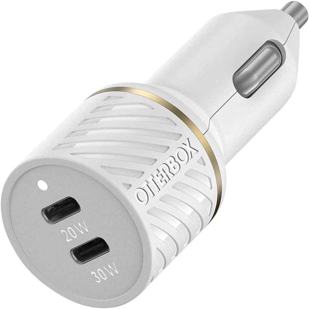 imageOtterBox Fast Charge USBC Car Charger 20 Watt  OtterBox USB CLigtning Cable 1M  Cloud DUST