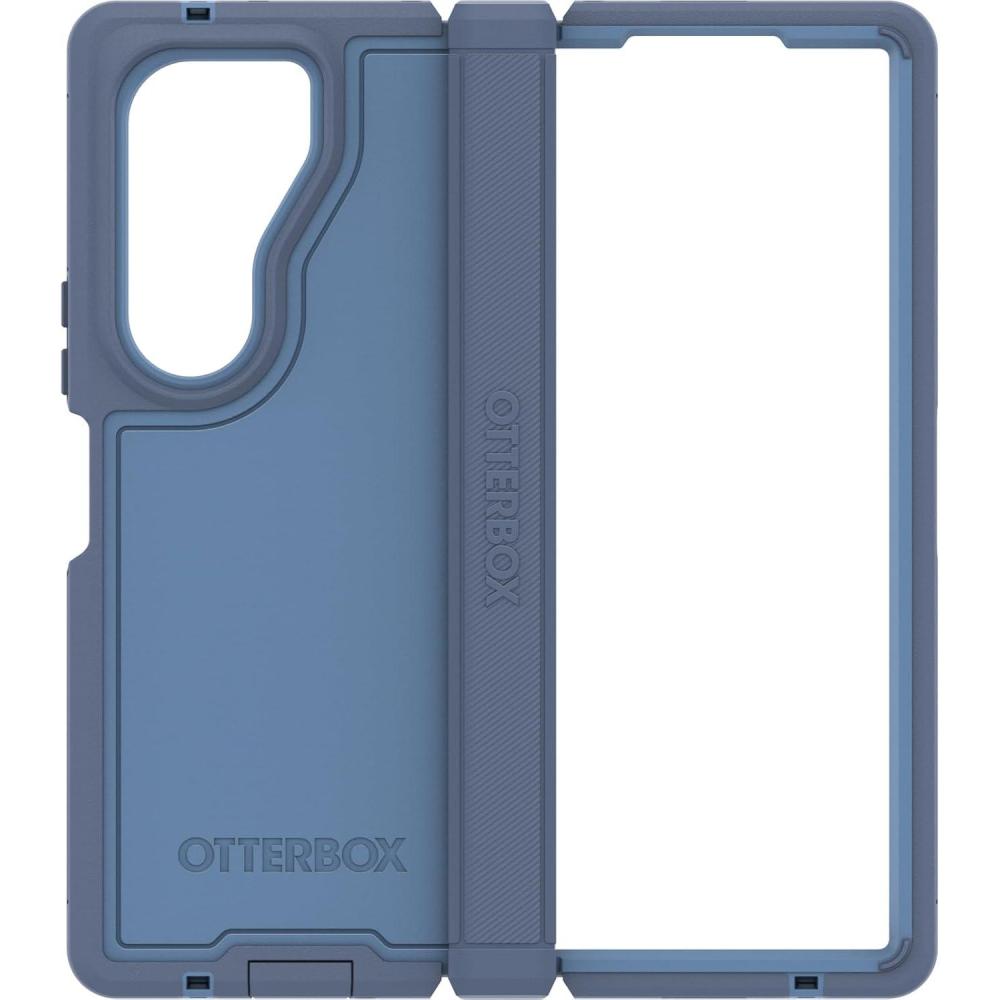 imageOtterBox Galaxy Z Fold6 Defender Series XT Case Black screenless Rugged Hinge Protection Lanyard Attachment PowerShare and Wireless Charging CompatibleBlue