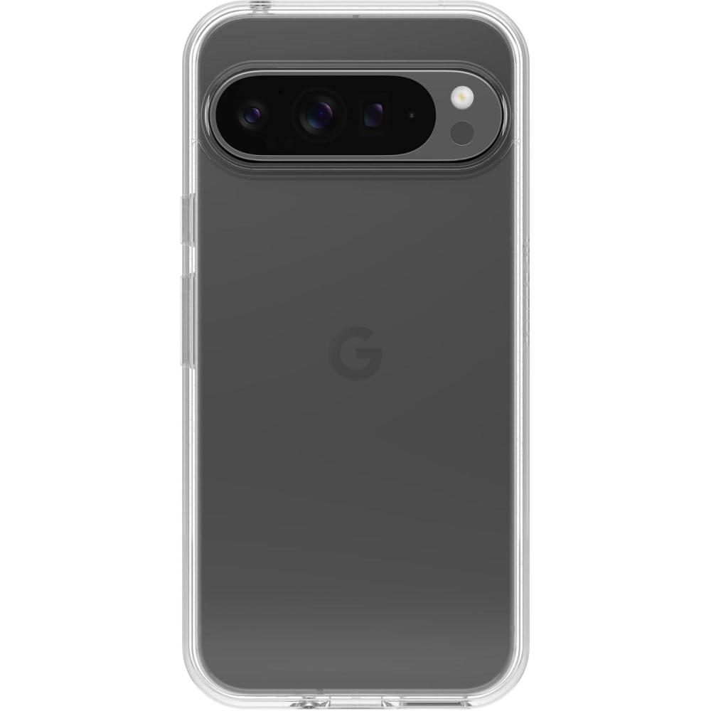 imageOtterBox Google Pixel 9 Pro XL Symmetry Series Clear Case  Stardust ClearGlitter UltraSleek Wireless Charging Compatible Raised Edges Protect Camera ampamp ScreenClear