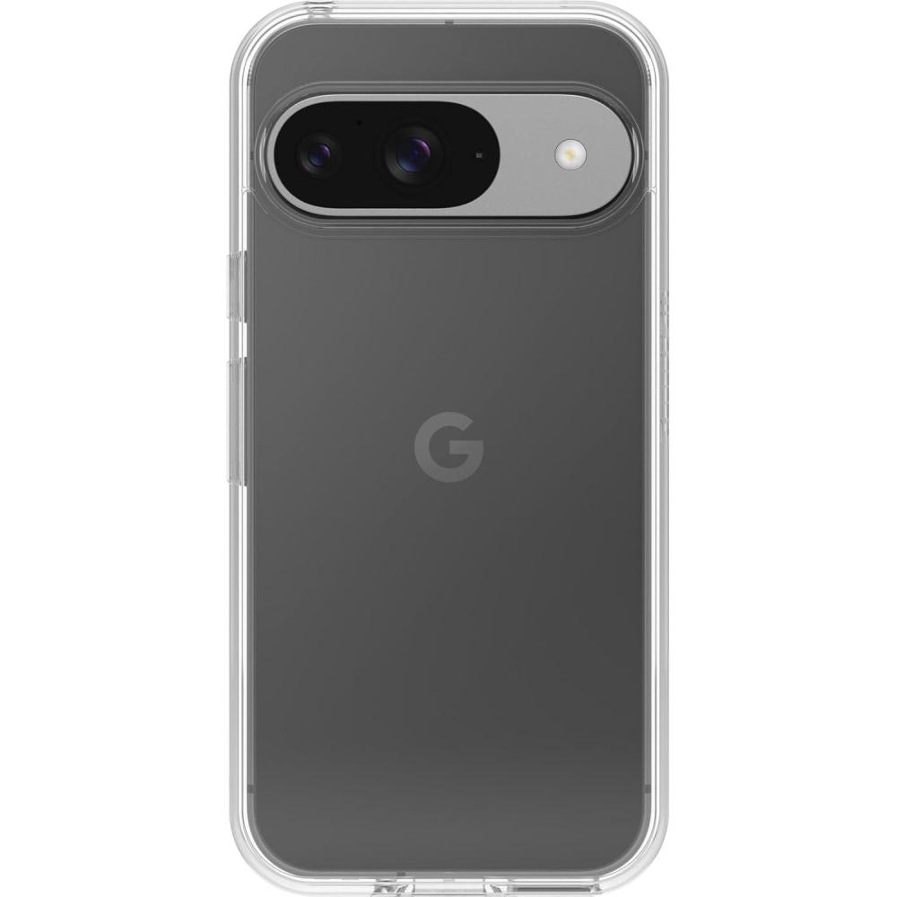 imageOtterBox Google Pixel 9 ampamp 9 Pro Symmetry Series Clear Case  Clear UltraSleek Wireless Charging Compatible Raised Edges Protect Camera ampamp ScreenClear
