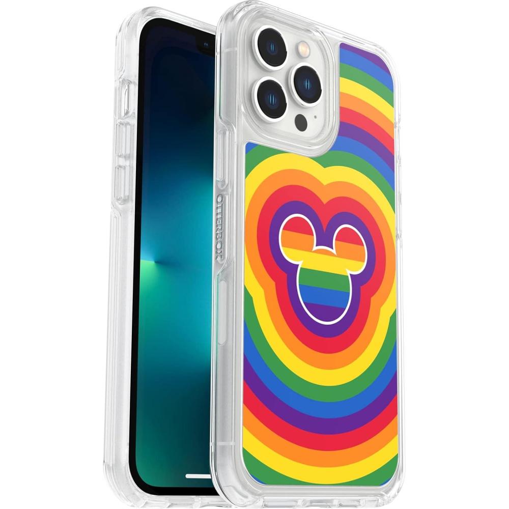 imageOtterBox iPhone 12 Pro Max and iPhone 13 Pro Max Symmetry Series Case  Disney Pride UltraSleek Wireless Charging Compatible Raised Edges Protect Camera ampamp ScreenDisney Pride