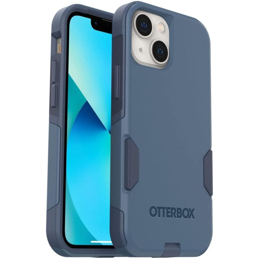 imageOtterBox iPhone 13 ONLY Commuter Series Case  Black Slim ampamp Tough PocketFriendly with Port ProtectionBlue