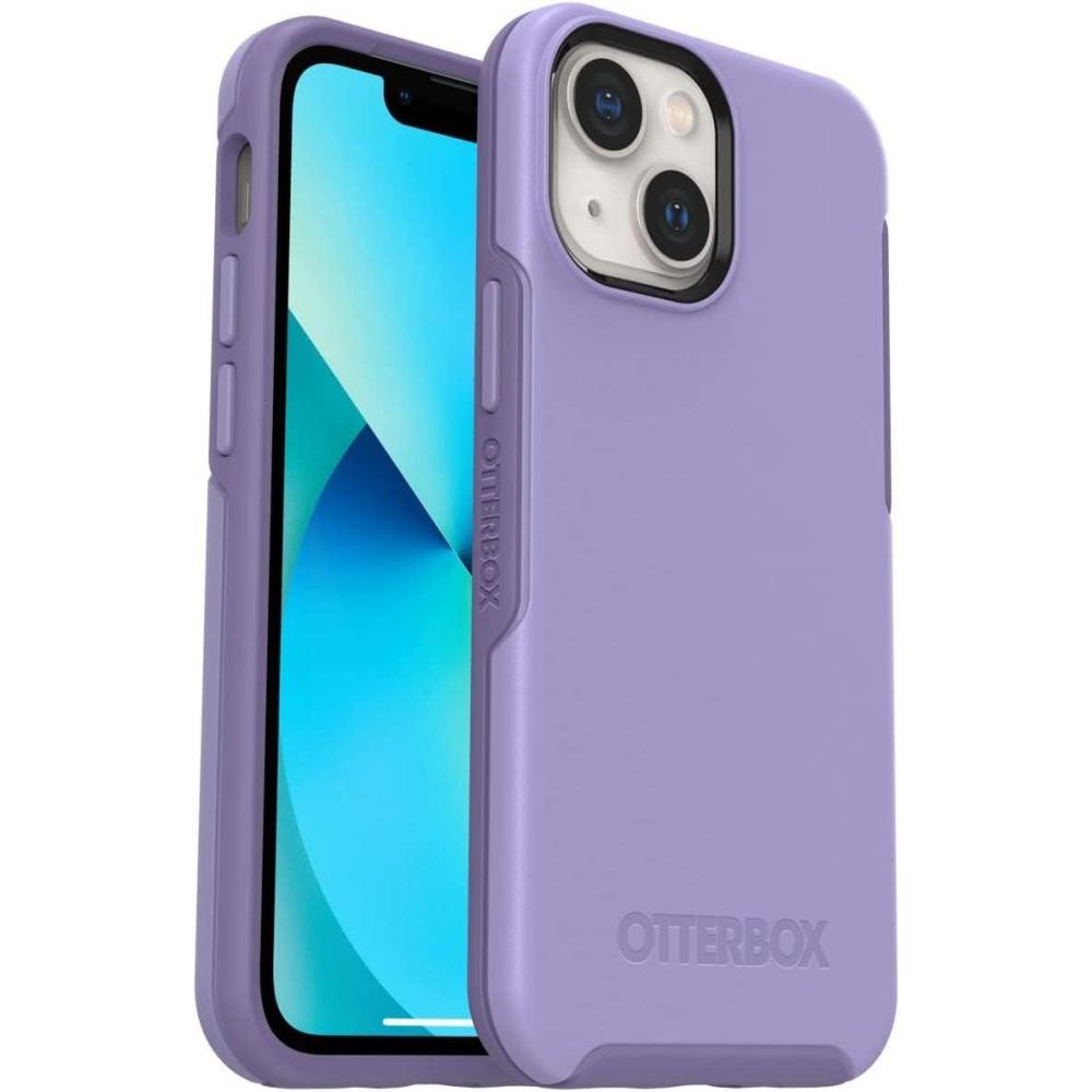 imageOtterBox iPhone 13 mini ampamp iPhone 12 mini Symmetry Series Case  Stardust UltraSleek Wireless Charging Compatible Raised Edges Protect Camera ampamp ScreenPurple