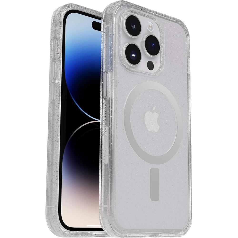 imageOtterBox iPhone 14 Pro Symmetry Series Case  Ariel Waves UltraSleek Snaps to MagSafe Raised Edges Protect Camera ampamp ScreenClearGlitter