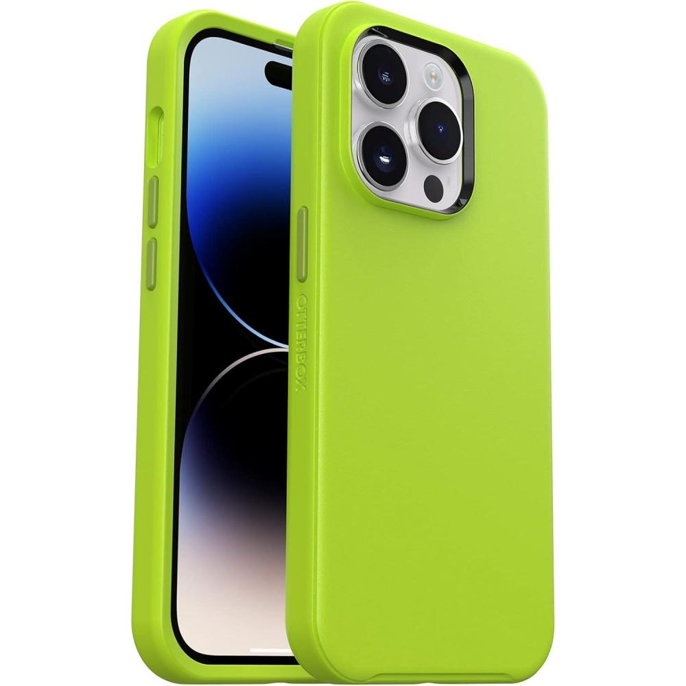 imageOtterBox iPhone 14 Pro Symmetry Series Case  Ariel Waves UltraSleek Snaps to MagSafe Raised Edges Protect Camera ampamp ScreenGreen