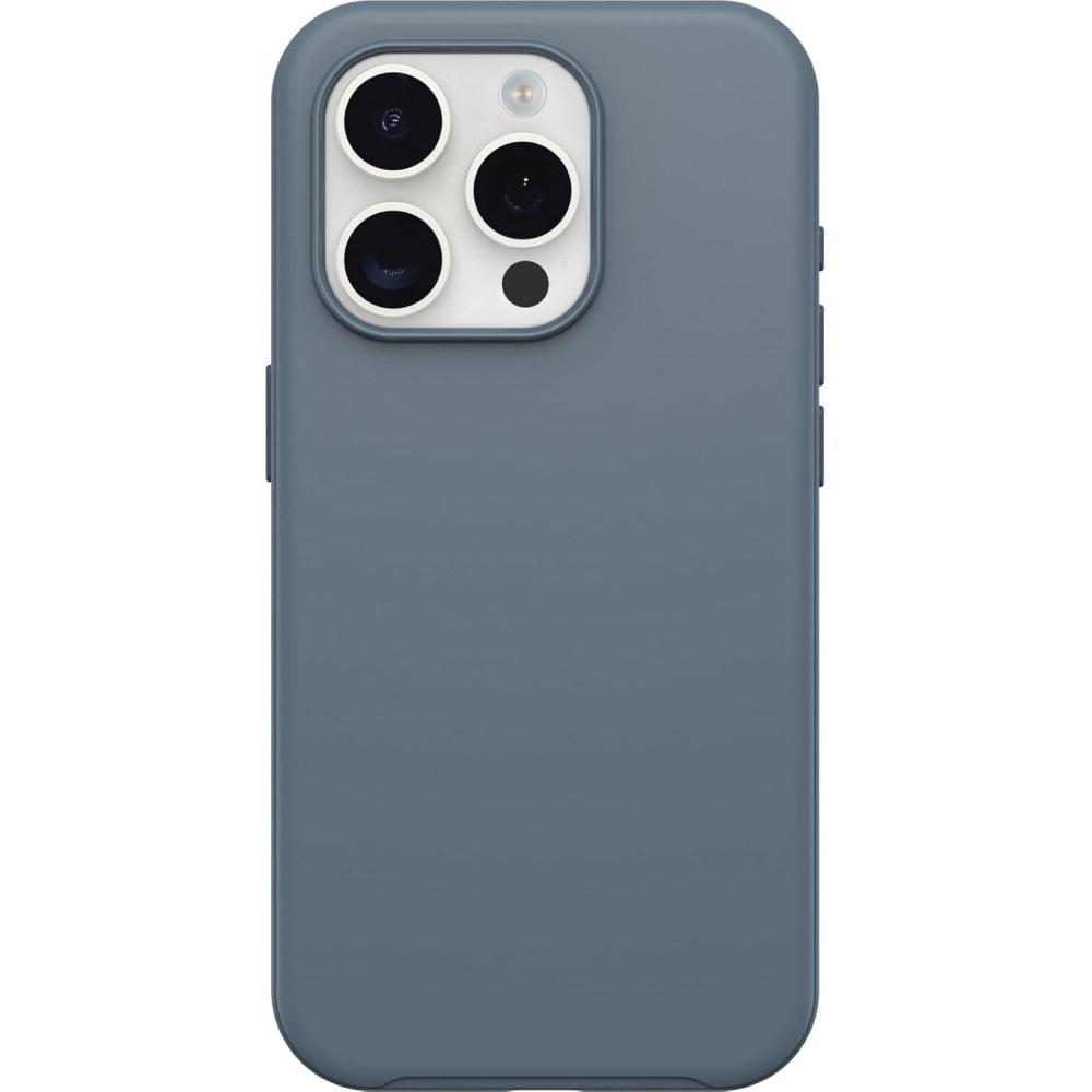 imageOtterBox iPhone 15 Pro Only Symmetry Series Case  BLUETIFUL Blue Snaps to MagSafe UltraSleek Raised Edges Protect Camera ampamp Screen