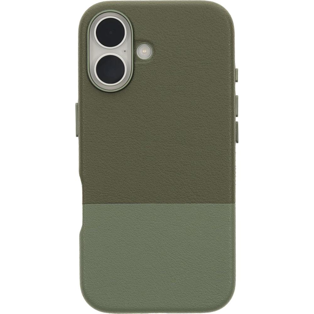 imageOtterBox iPhone 16 Plus Statement Series Cactus Leather for MagSafe Azure Oasis BlueMojave Moss Green