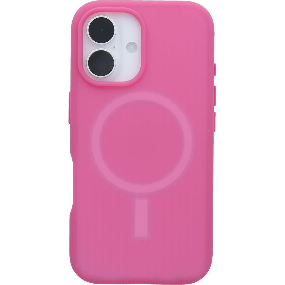 imageOtterBox iPhone 16 Symmetry Series Soft Touch for MagSafe  Foxberry Pink