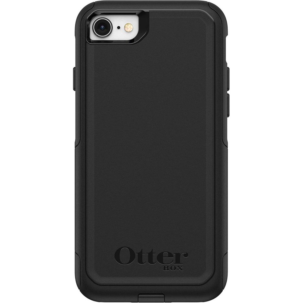 imageOtterBox iPhone SE 3rd ampamp 2nd Gen iPhone 8 ampamp iPhone 7 not Compatible with Plus Sized Models Commuter Series Case  Black Slim ampamp Tough PocketFriendly with Port Protection