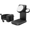 OtterBox 3-in-1 Wireless Charging Station 2.0 for MagSafe – White(Black)