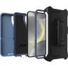 OtterBox Samsung Galaxy S24 Defender Series Case – Black, Rugged & Durable, with Port Protection, Includes Holster Clip Kickstand(Blue)