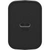 OtterBox Wall Charger USB-C, 20W + OtterBox USB C-C 1M Cable- Black Shimmer