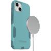 OtterBox iPhone 13 (ONLY) Commuter Series Case – Black, Slim & Tough, Pocket-Friendly, with Port Protection(Teal)