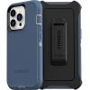 OtterBox iPhone 13 Pro (ONLY) Defender Series Case – Fort Blue, Rugged & Durable, with Port Protection, Includes Holster Clip Kickstand