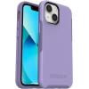 OtterBox iPhone 13 mini & iPhone 12 mini Symmetry Series Case – Stardust, Ultra-Sleek, Wireless Charging Compatible, Raised Edges Protect Camera & Screen(Purple)