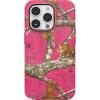 OtterBox iPhone 14 Pro Symmetry Series+ Case – Ariel Waves, Ultra-Sleek, Snaps to MagSafe, Raised Edges Protect Camera & Screen(Realtree Flamingo Pink)