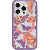 OtterBox iPhone 15 Pro (Only) Symmetry Series Clear Case – BUTTERFLY FLUTTER (Purple), snaps to MagSafe, ultra-sleek, raised edges protect camera & screen