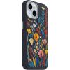 OtterBox iPhone 15 Symmetry Series Cactus Leather Embroidery for MagSafe – Enchanted Garden Blue