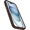 OtterBox iPhone 15 Symmetry Series Cactus Leather for MagSafe – Rich Adobe (Brown), Snaps to MagSafe, Ultra-Sleek, Raised Edges Protect Camera & Screen