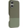 OtterBox iPhone 16 Plus Statement Series Cactus Leather for MagSafe – Azure Oasis Blue(Mojave Moss Green)