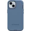OtterBox IPhone 15 Defender Series Case – BABY BLUE JEANS (Blue), Screenless, Rugged & Durable, with Port Protection, Includes Holster Clip kickstand