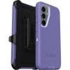 OtterBox Samsung Galaxy S24 Defender Series Case – Black, Rugged & Durable, with Port Protection, Includes Holster Clip Kickstand(Purple)