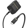 OtterBox Wall Charger USB-C, 20W + OtterBox USB C-C 1M Cable- Black Shimmer