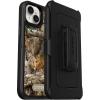 OtterBox iPhone 14 & iPhone 13 Defender Series Case – RAIN Check (Blue), Rugged & Durable, with Port Protection, Includes Holster Clip Kickstand(Realtree Edge)
