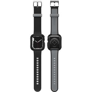 OtterBox Watch Bumper and Band for Apple Watch 7/8/9 41mm – Expressway (Black)
