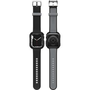 OtterBox Watch Bumper and Band for Apple Watch 7/8/9 45mm – Expressway (Black)