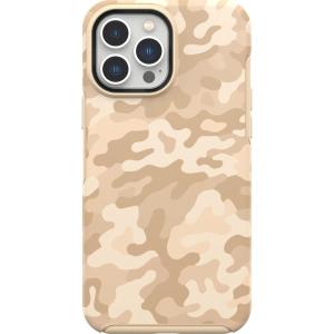 OtterBox iPhone 13 Pro Max and iPhone 12 Pro Max Symmetry Series+ Case – Sandstorm CAMO, Ultra-Sleek, Snaps to MagSafe, Raised Edges Protect Camera & Screen