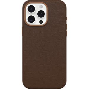 OtterBox iPhone 15 Pro Max Symmetry Series Cactus Leather for MagSafe – Rich Adobe (Brown), Snaps to MagSafe, Ultra-Sleek, Raised Edges Protect Camera & Screen