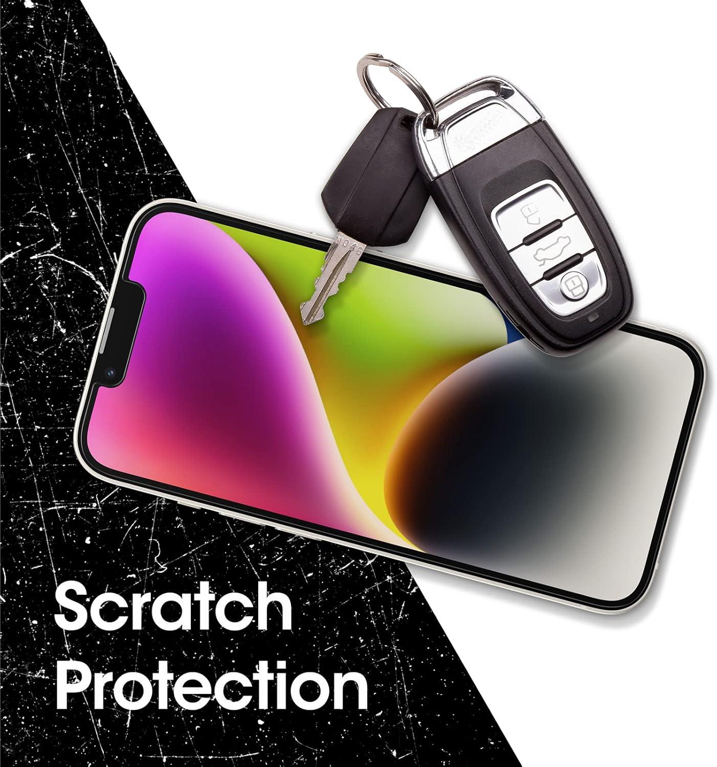 imageOtterBox AMPLIFY GLASS ANTIMICROBIAL BLUE LIGHT Screen Protector for iPhone 14 iPhone 13 ampamp iPhone 13 Pro Flawless Touch Response Fingerprint Resistant Precision Fit Vibrant ClarityClear